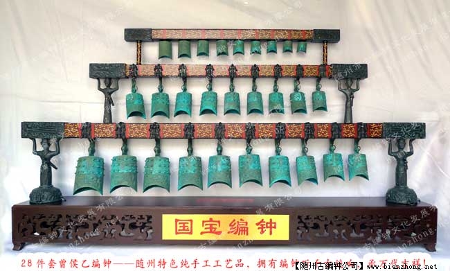 28件編鐘工藝品