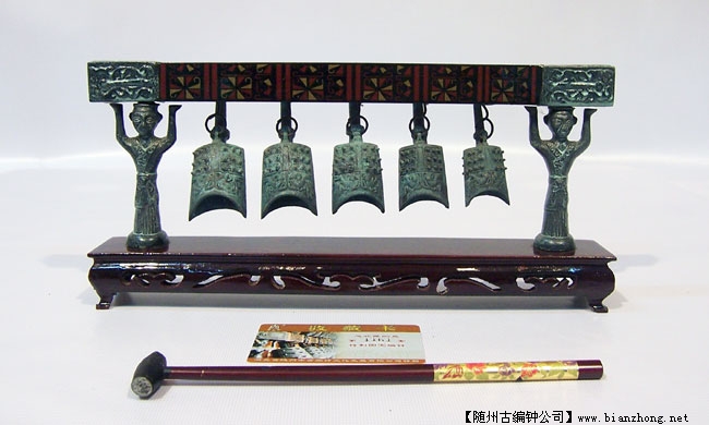 小5個編鐘一套工藝品