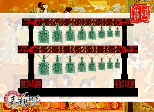 16件晉侯穌青銅編鐘，西周時(shí)期編鐘編磬