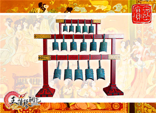 16件套系編鐘、編磬、特鐘、特磬，堂廟祭典用品